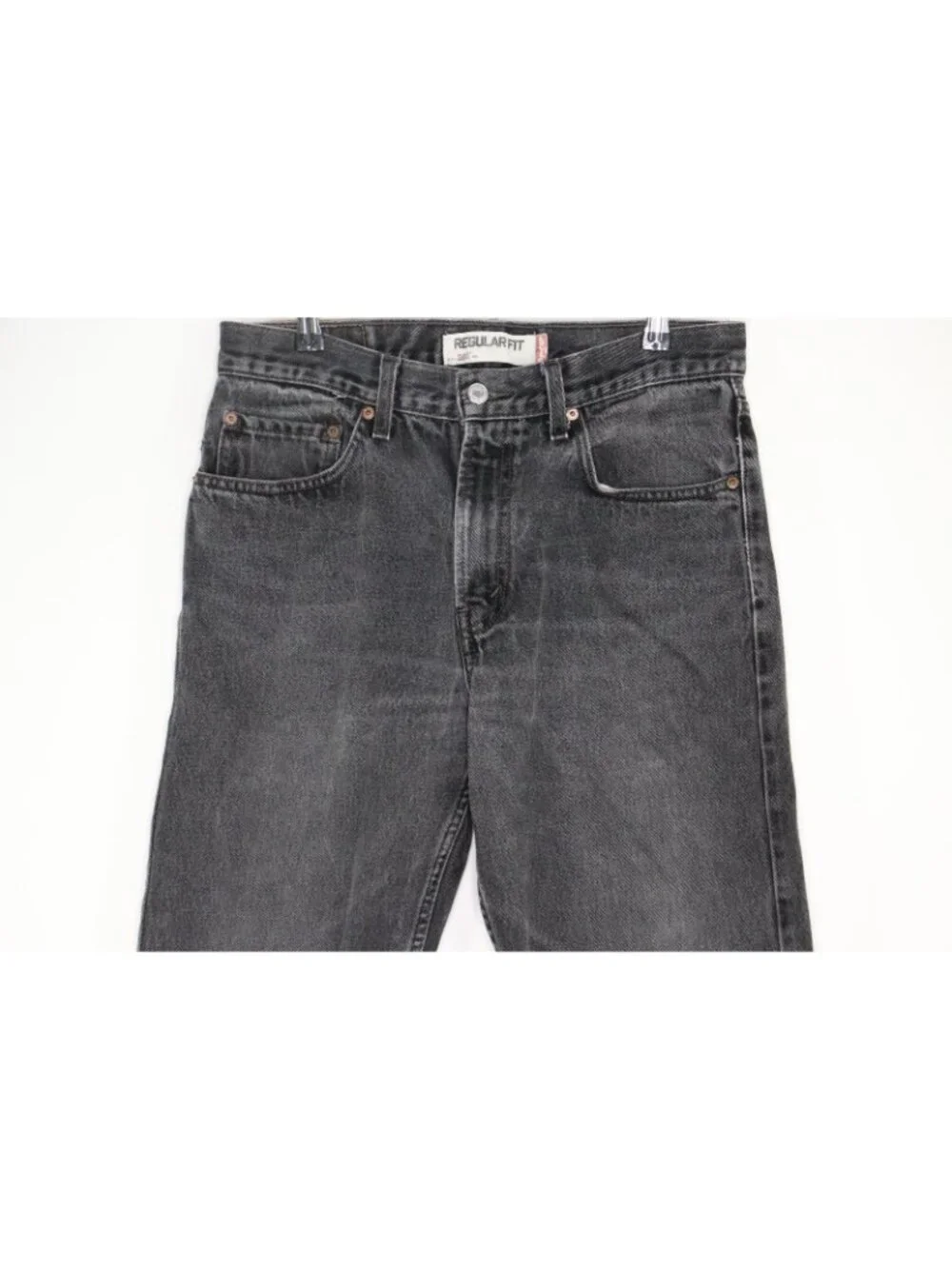 Vintage Levi's Mens 32 x 30 Y2K 505 Straight Leg Black Jeans H1062